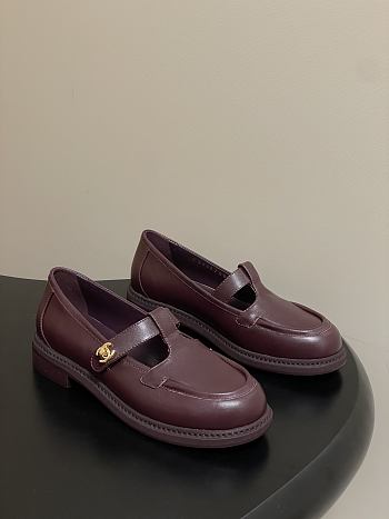 Bagsaaa Chanel Mocassins G46799 burgundy