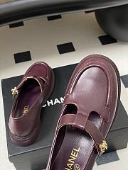 Bagsaaa Chanel Mocassins G46799 burgundy - 3