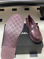 Bagsaaa Chanel Mocassins G46799 burgundy - 2