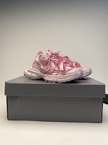 Bagsaaa Balenciaga 3XL sneakers in pink with satin bows