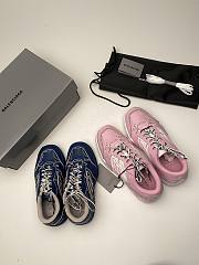 Bagsaaa Balenciaga Hamptons Worn-Out sneakers in blue - 3