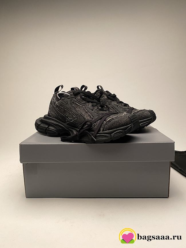 Bagsaaa Balenciaga 3XL sneakers in black denim - 1