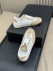 Bagsaaa Prada Nappa leather and suede sneakers Ivory/Pumice Gray - 2