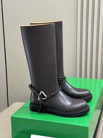 Bagsaaa Bottega Veneta knee-high boots black