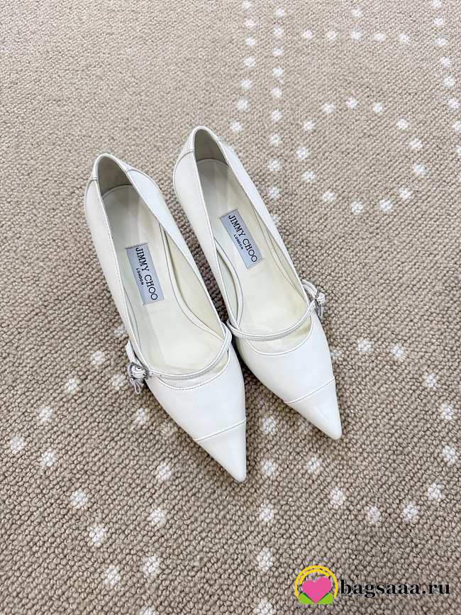 Bagsaaa Jimmy Choo pumps in white - 1