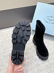Bagsaaa Prada Monolith boots in black suede - 2