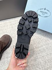 Bagsaaa Prada Monolith boots in brown suede - 4