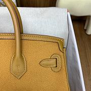 Bagsaaa Hermès Birkin Cargo 25 bag in canvas and swift leather yellow - 4