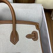 Bagsaaa Hermès Birkin 25 Cargo handbag in Ecru-Beige Toile H canvas - 2