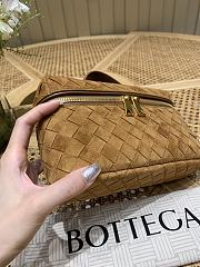 Bagsaaa Bottega Veneta Bang Bang Bag 789109 brown suede - 22cm - 3