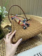 Bagsaaa Bottega Veneta Parachute 835921 brown suede - 30cm - 4