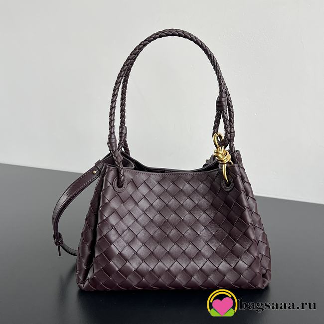 Bagsaaa Bottega Veneta Parachute 835921 Dark barolo - 30cm - 1
