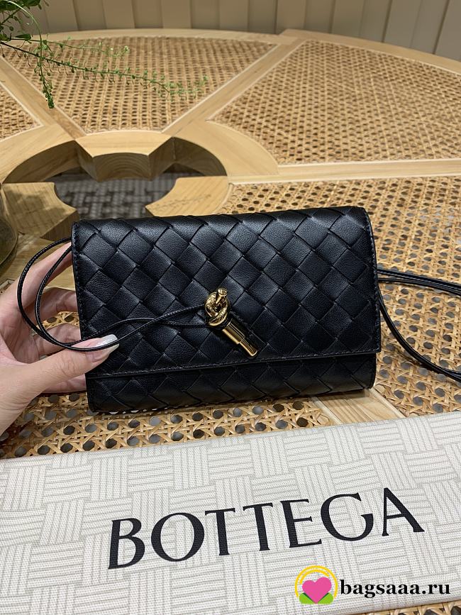 Bagsaaa Bottega Veneta Andiamo Pouch 836940 black - 19cm - 1