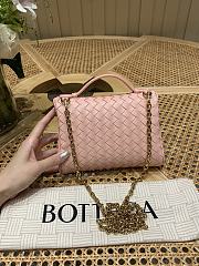 Bagsaaa Bottega Veneta Small Soft Vanity 843800 pink - 19 cm - 2