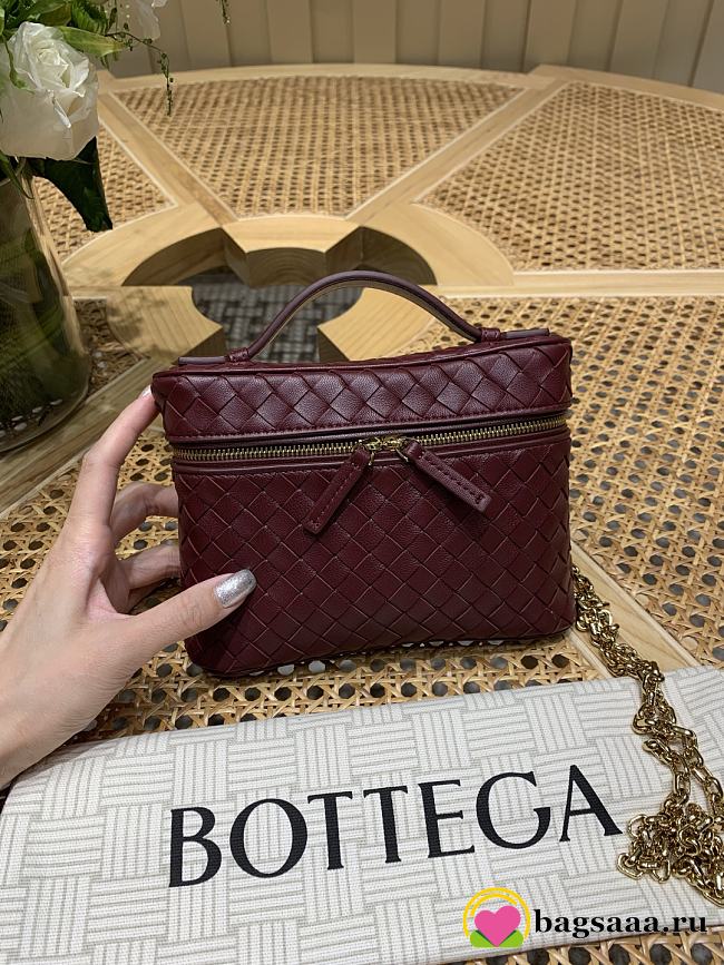 Bagsaaa Bottega Veneta Small Soft Vanity 843800 red - 19 cm - 1