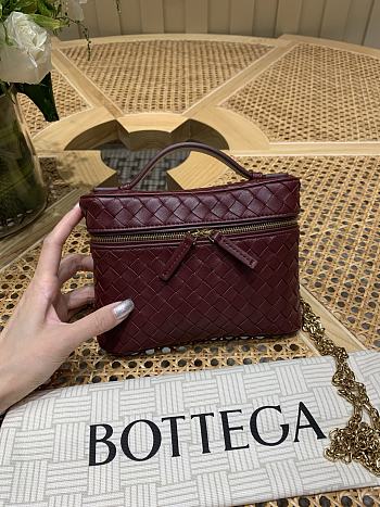 Bagsaaa Bottega Veneta Small Soft Vanity 843800 red - 19 cm