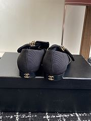 Bagsaaa Chanel Mary Janes G46811 Black grosgrain  - 3