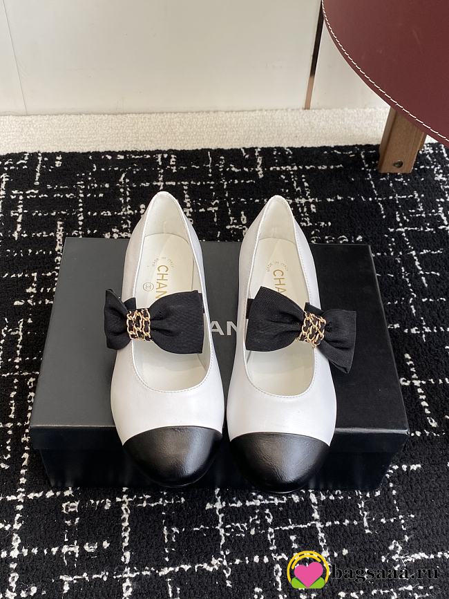 Bagsaaa Chanel Mary Janes G46811 White - 1
