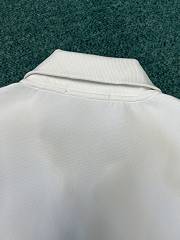 Bagsaaa Gucci Technical jersey zip jacket with Web in white - 3
