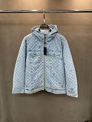 Bagsaaa Louis Vuitton Quilted Denim Jacket - 1