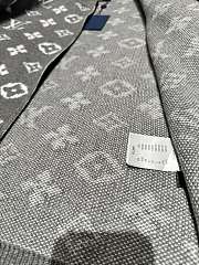 Bagsaaa Louis Vuitton zip-through cardigan with monogram pattern - 4