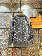 Bagsaaa Louis Vuitton zip-through cardigan with monogram pattern - 2