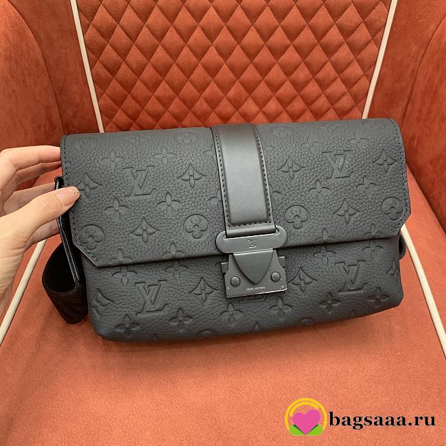 Bagsaaa LV M23741 S-Cape Messenger Taurillon Monogram black - 28cm - 1