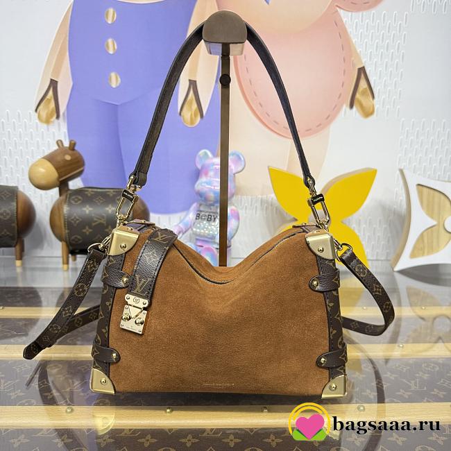 Bagsaaa LV M15072 Side Trunk MM Brown - 23cm - 1
