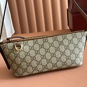 Bagsaaa Gucci GG Emblem small shoulder bag 847281 beige & brown - 27cm - 4