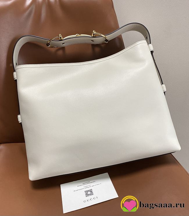 Bagsaaa Gucci Beatrix medium tote bag 850926 white - 35cm - 1