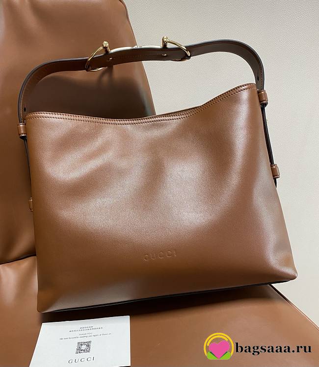 Bagsaaa Gucci Beatrix medium tote bag 850926 brown - 35cm - 1