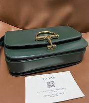 Bagsaaa Gucci Siena small shoulder bag 846705 green - 22.5cm - 5