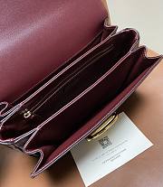 Bagsaaa Gucci Siena small shoulder bag 846705 burgundy - 22.5cm - 5