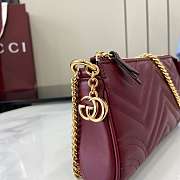 Bagsaaa Gucci GG Marmont small shoulder bag 847589 red - 20cm - 4
