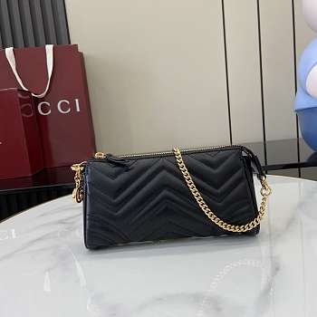 Bagsaaa Gucci GG Marmont small shoulder bag 847589 black - 20cm