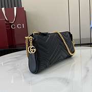Bagsaaa Gucci GG Marmont small shoulder bag 847589 black - 20cm - 3