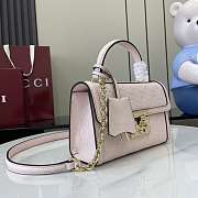 Bagsaaa Gucci Padlock small top handle bag 848884 light pink - 20cm - 4