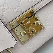 Bagsaaa Gucci Padlock small top handle bag 848884 light pink - 20cm - 2