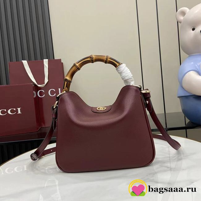 Bagsaaa Gucci Diana small shoulder bag 799865 red - 24x 15x 5cm - 1