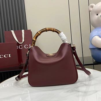 Bagsaaa Gucci Diana small shoulder bag 799865 red - 24x 15x 5cm