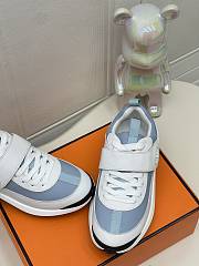 Bagsaaa Hermes Loop sneaker blue / blanc - 4