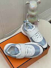 Bagsaaa Hermes Loop sneaker blue / blanc - 3