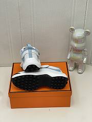 Bagsaaa Hermes Loop sneaker blue / blanc - 2