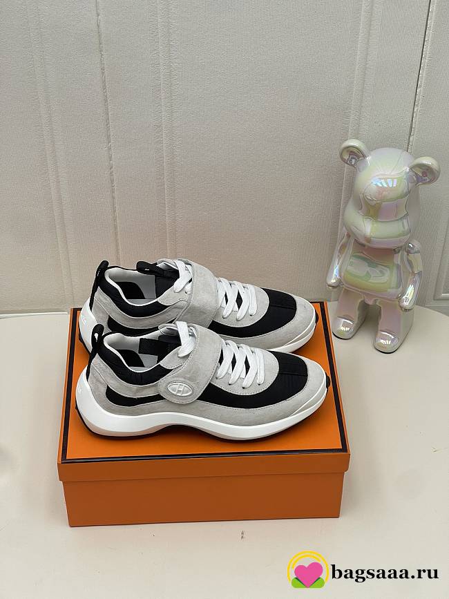 Bagsaaa Hermes Loop sneaker black / blanc - 1