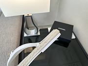 Bagsaaa Chanel Coco Beach 2025 collection thongs in white - 4