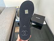 Bagsaaa Chanel Coco Beach 2025 collection thongs in black - 2