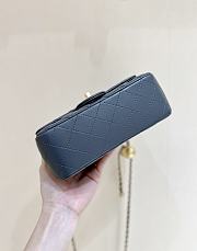 Bagsaaa Chanel Mini Flap Bag adjustable chain strap dark gray - 20cm - 4