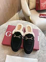 Bagsaaa Gucci Women's Princetown slipper black suede - 1