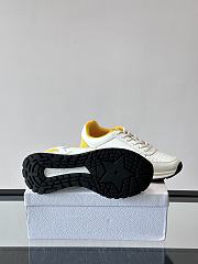 Bagsaaa Dior Run'n'Dior sneaker in white and yellow technical mesh - 3