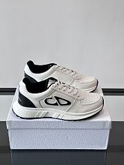 Bagsaaa Dior Run'n'Dior sneaker in white and black technical mesh - 1